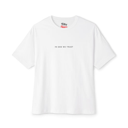 Alabama All State In God We Trust Unisex Casual Oversized Boxy Tee