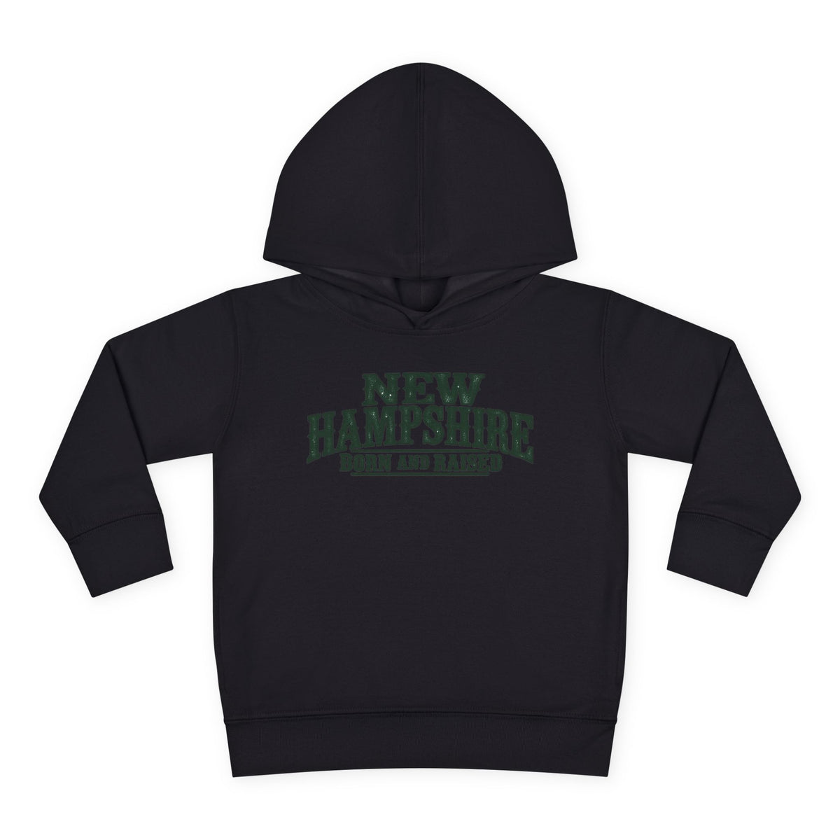 New Hampshire Born and Raised Rustic Outdoor Heritage Unisex Pullover Fleece Hoodie
