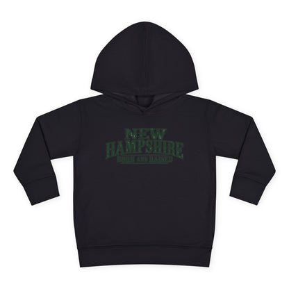 New Hampshire Born and Raised Rustic Outdoor Heritage Unisex Pullover Fleece Hoodie