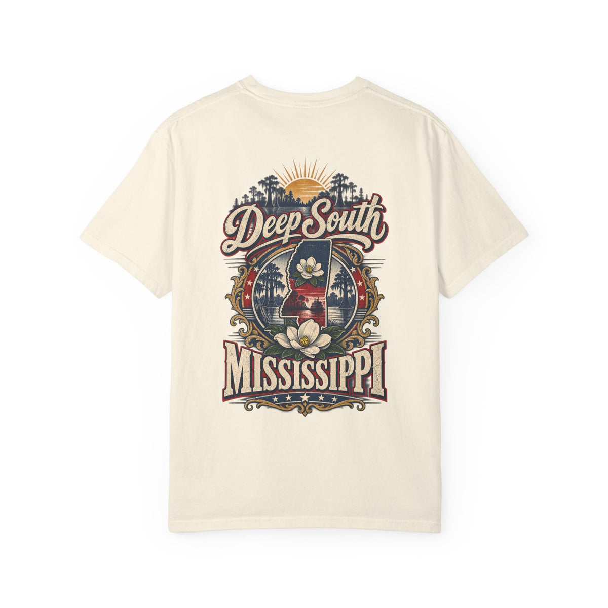 Deep South Mississippi Unisex Comfort Color 1717 Streetwear Graphic Tee