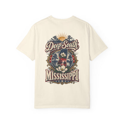 Deep South Mississippi Unisex Comfort Color 1717 Streetwear Graphic Tee