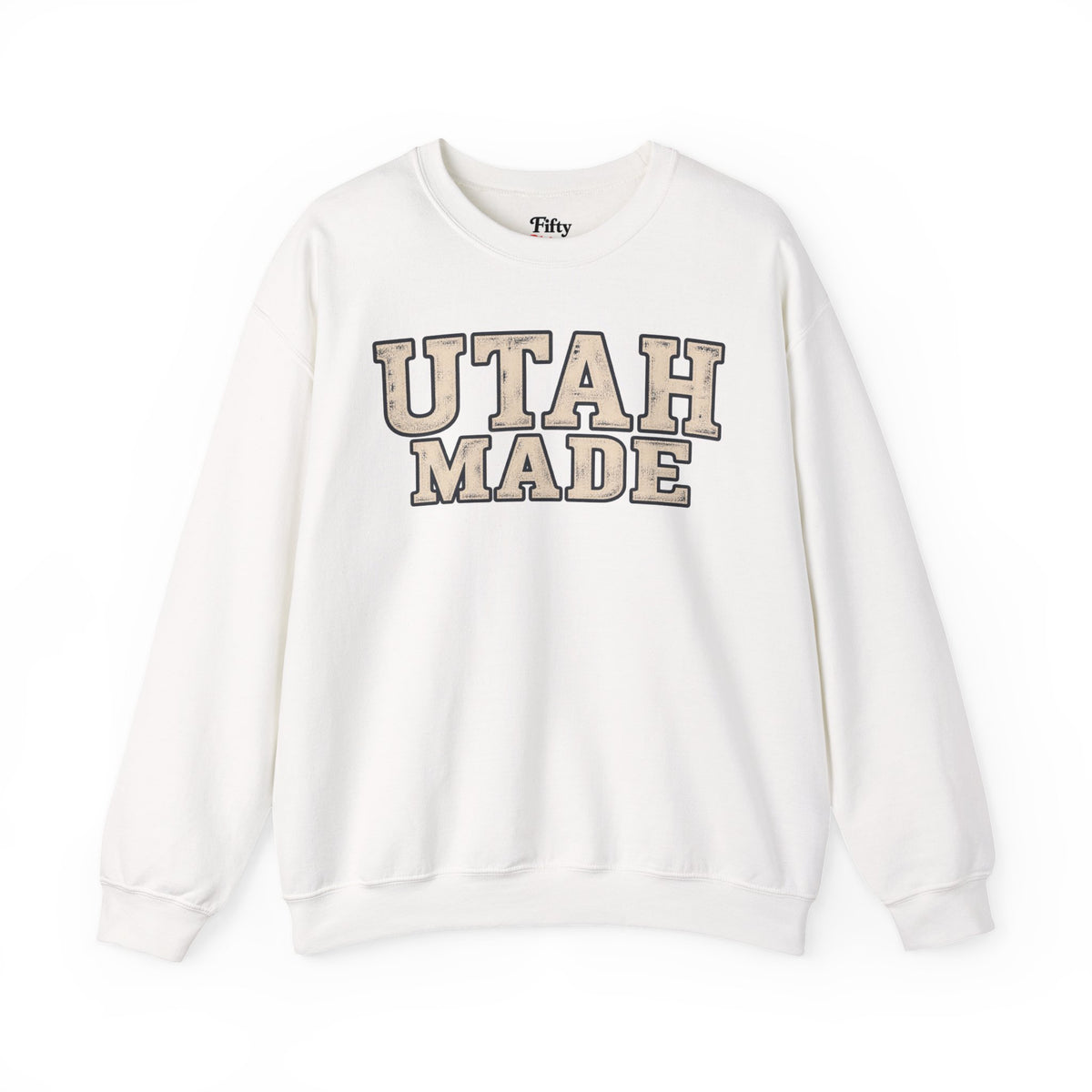 Utah Made Unisex Crewneck Sweatshirt State Name Graphic