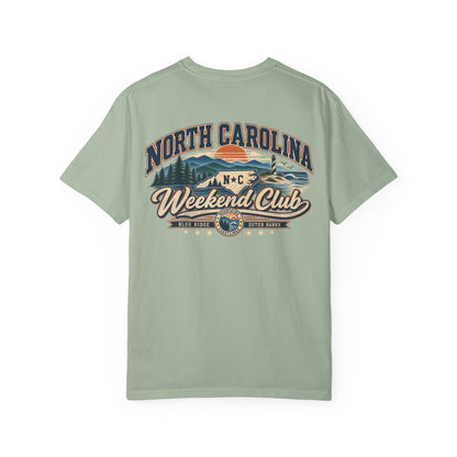 North Carolina Weekend Club Unisex Comfort Color 1717 Streetwear Graphic Tee