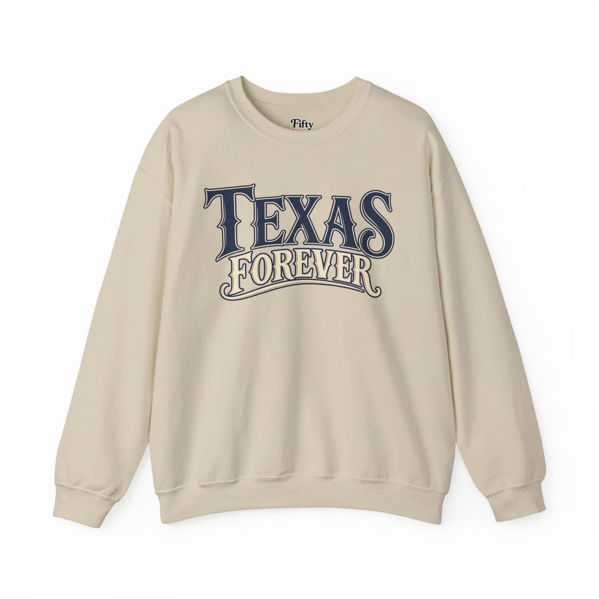 Texas Forever Unisex Crewneck Sweatshirt State Name Graphic
