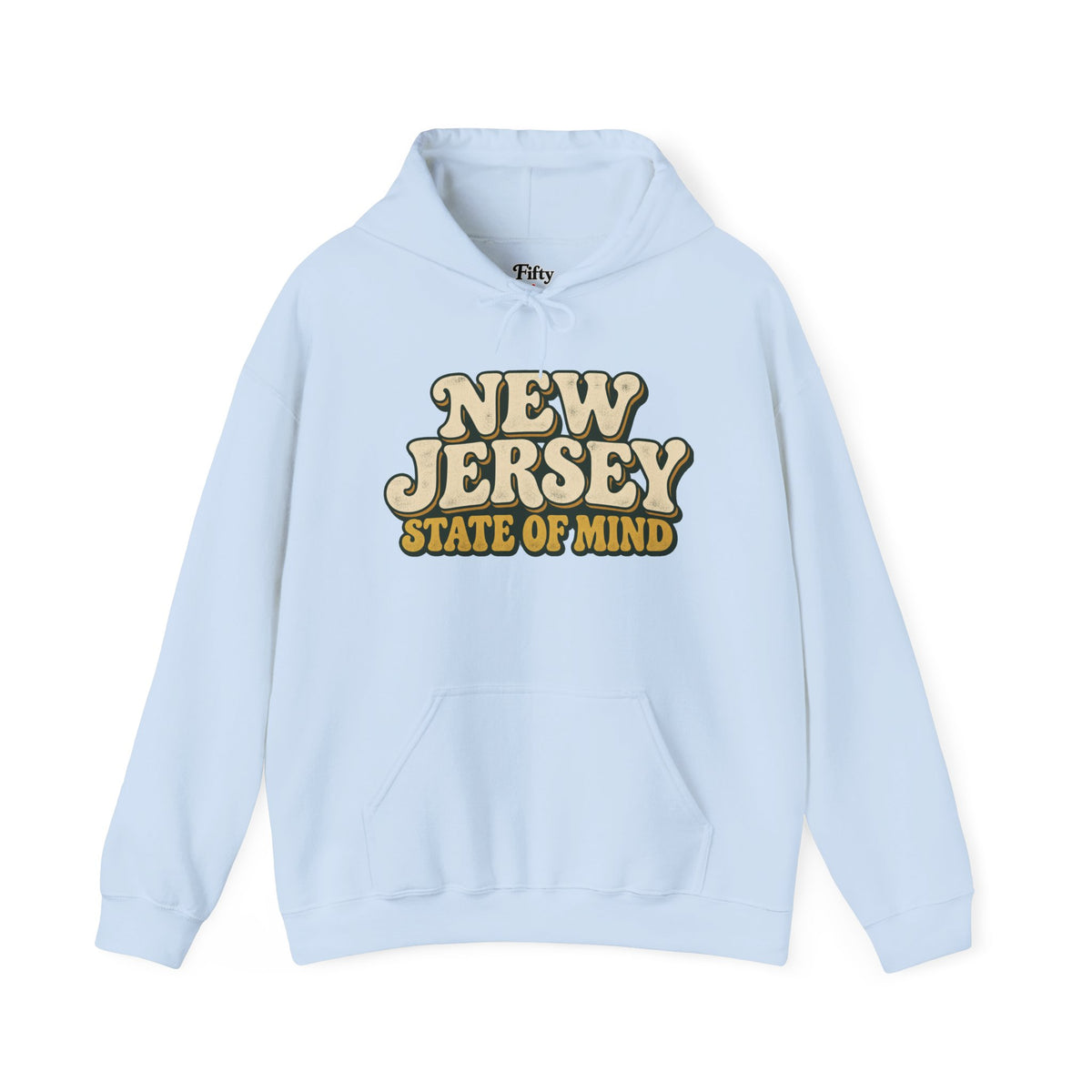 New Jersey State of Mind Unisex Hoodie State Name Graphic