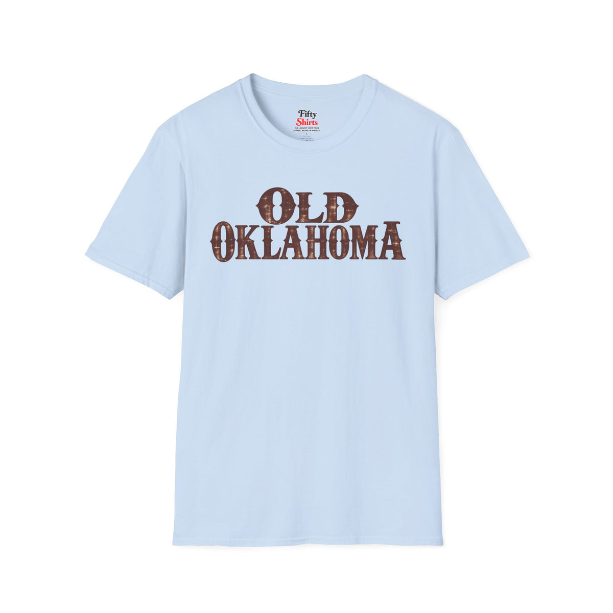 Old Oklahoma Unisex Softstyle T Shirt State Name Graphic Tee