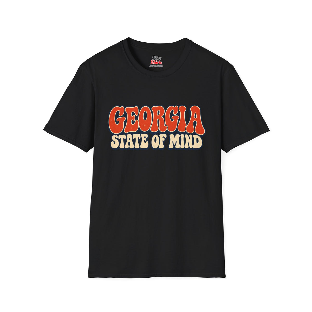 Georgia State of Mind Unisex Softstyle T Shirt State Name Graphic Tee