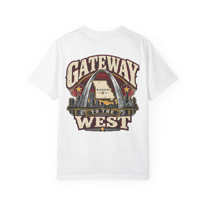Missouri Gateway to the West Unisex Comfort Color 1717 Streetwear Graphic Tee