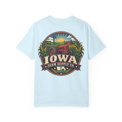 Iowa Farm Supply Co Unisex Comfort Color 1717 Streetwear Graphic Tee
