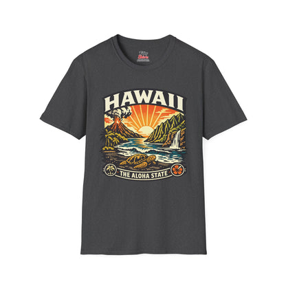 Hawaii Aloha State Adventure Unisex Softstyle T Shirt State Pride Graphic Tee Collections FS03