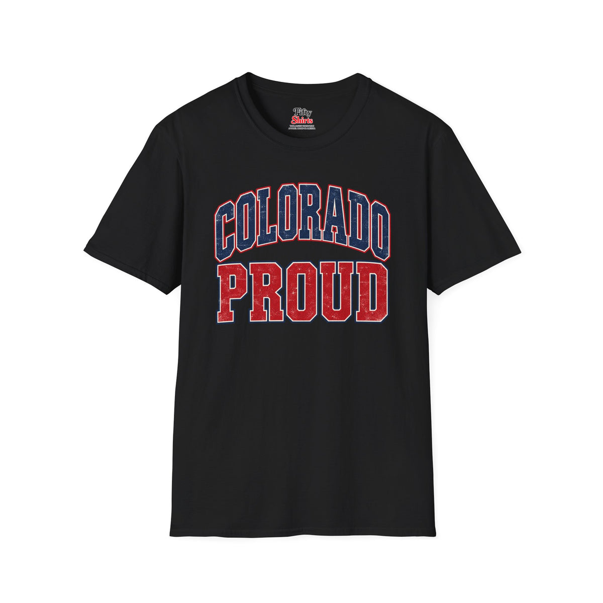 Colorado Proud Unisex Softstyle T Shirt State Name Graphic Tee