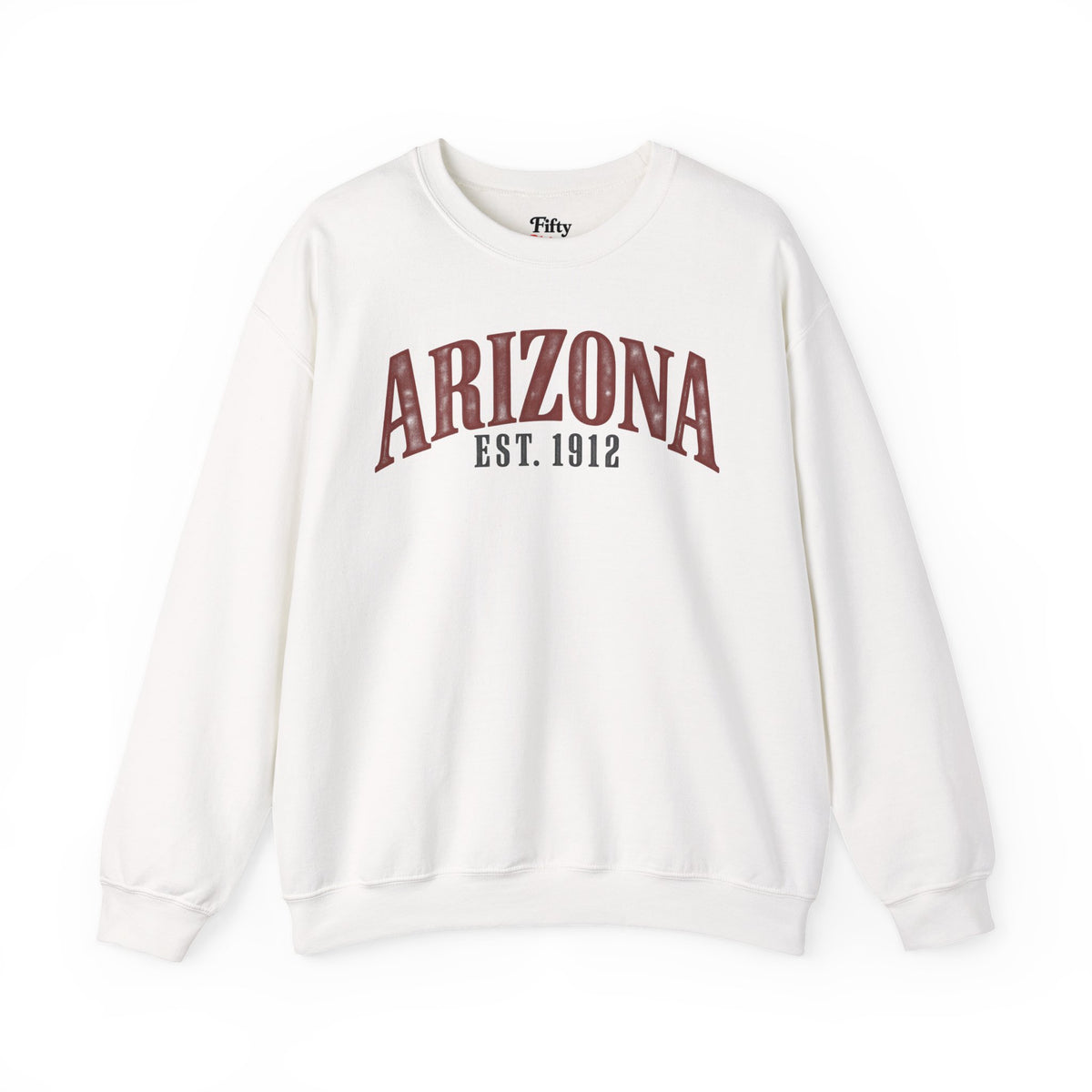 Arizona Est 1912 Unisex Crewneck Sweatshirt State Name Graphic