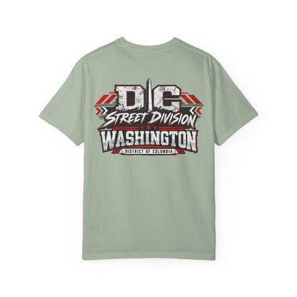 Washington DC Street Division Unisex Comfort Color 1717 Streetwear Graphic Tee