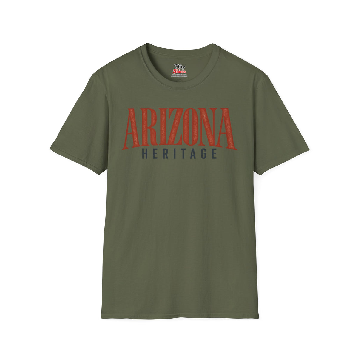 Arizona Heritage Unisex Softstyle T Shirt State Name Graphic Tee