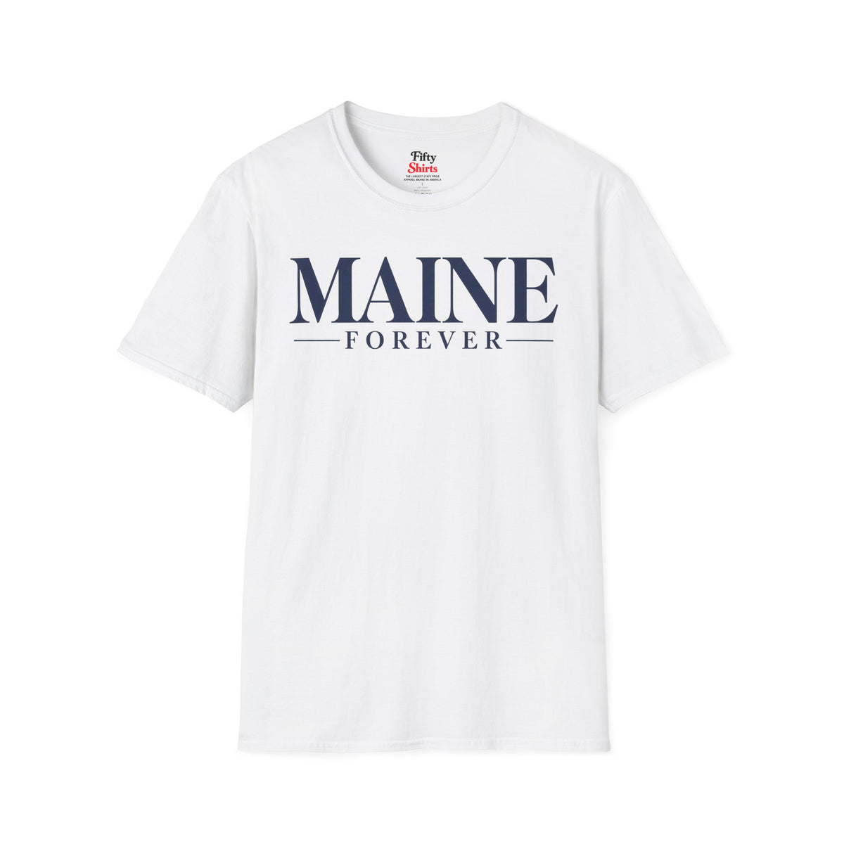 Maine Forever Unisex Softstyle T Shirt State Name Graphic Tee