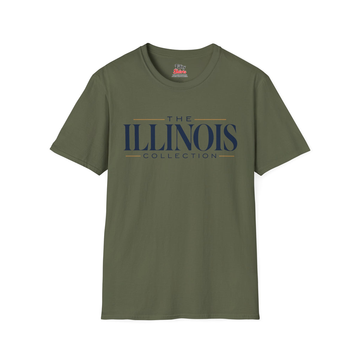 The Illinois Collection Unisex Softstyle T Shirt State Name Graphic Tee