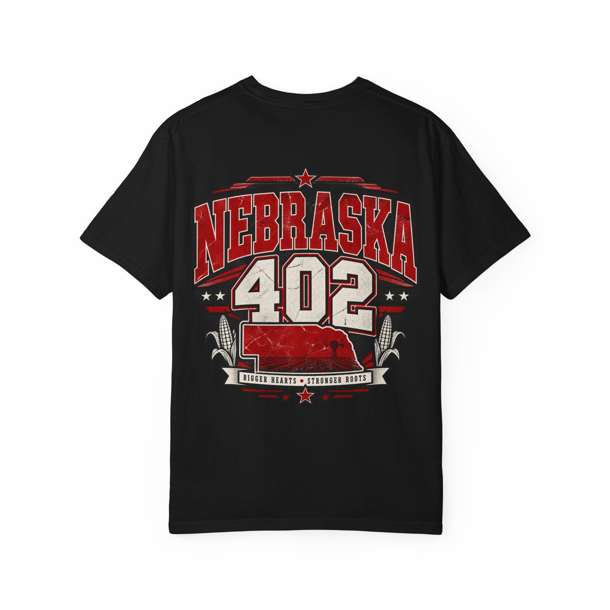 Nebraska 402 Unisex Comfort Color 1717 Streetwear Graphic Tee
