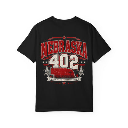 Nebraska 402 Unisex Comfort Color 1717 Streetwear Graphic Tee