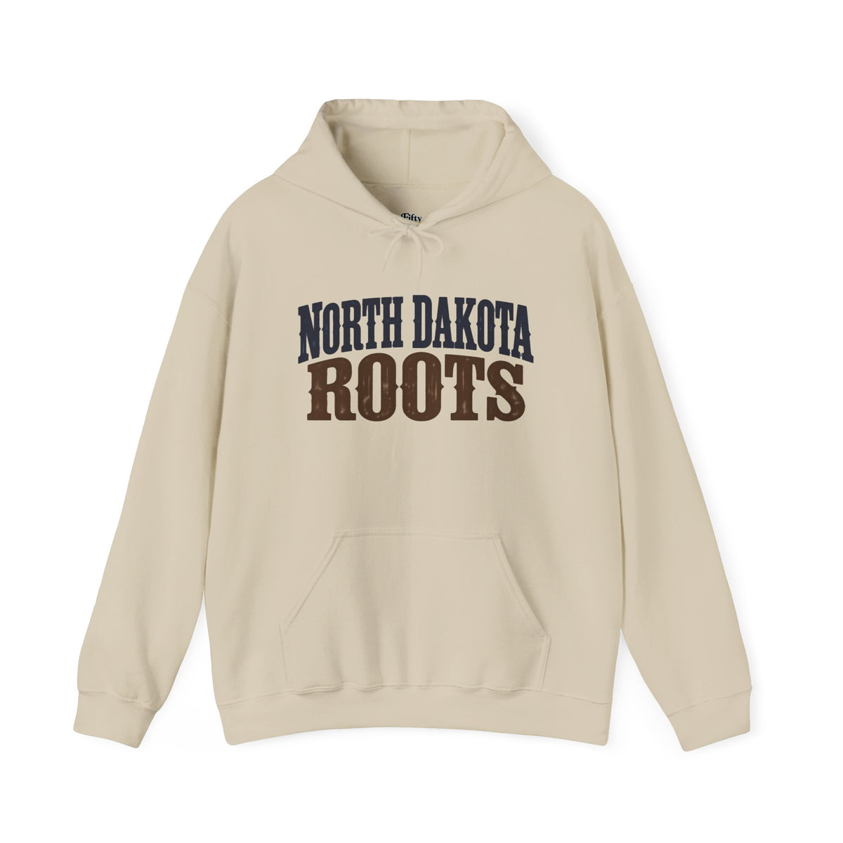 North Dakota Roots Unisex Hoodie State Name Graphic