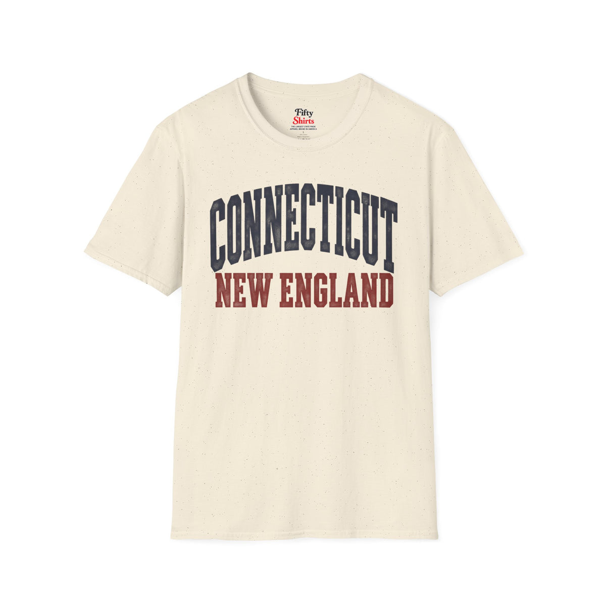 Connecticut New England Unisex Softstyle T Shirt State Name Graphic Tee