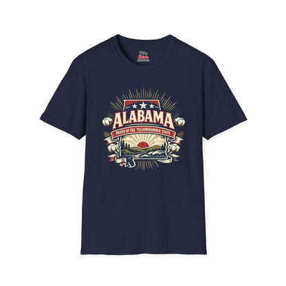 Alabama State Pride Unisex Softstyle T Shirt State Pride Graphic Tee Collections FS03