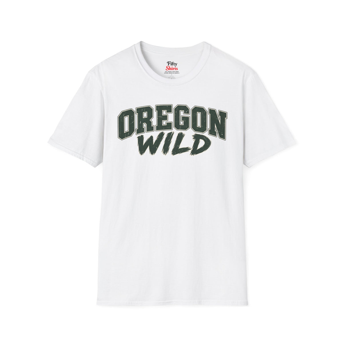 Oregon Wild Unisex Softstyle T Shirt State Name Graphic Tee