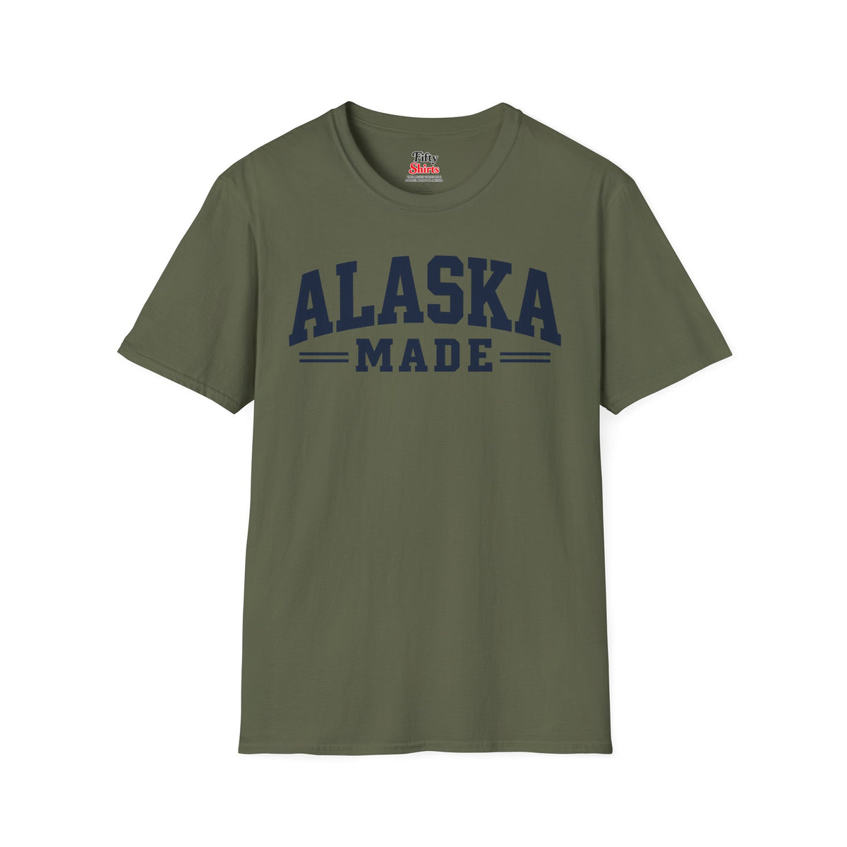 Alaska Made Unisex Softstyle T Shirt State Name Graphic Tee