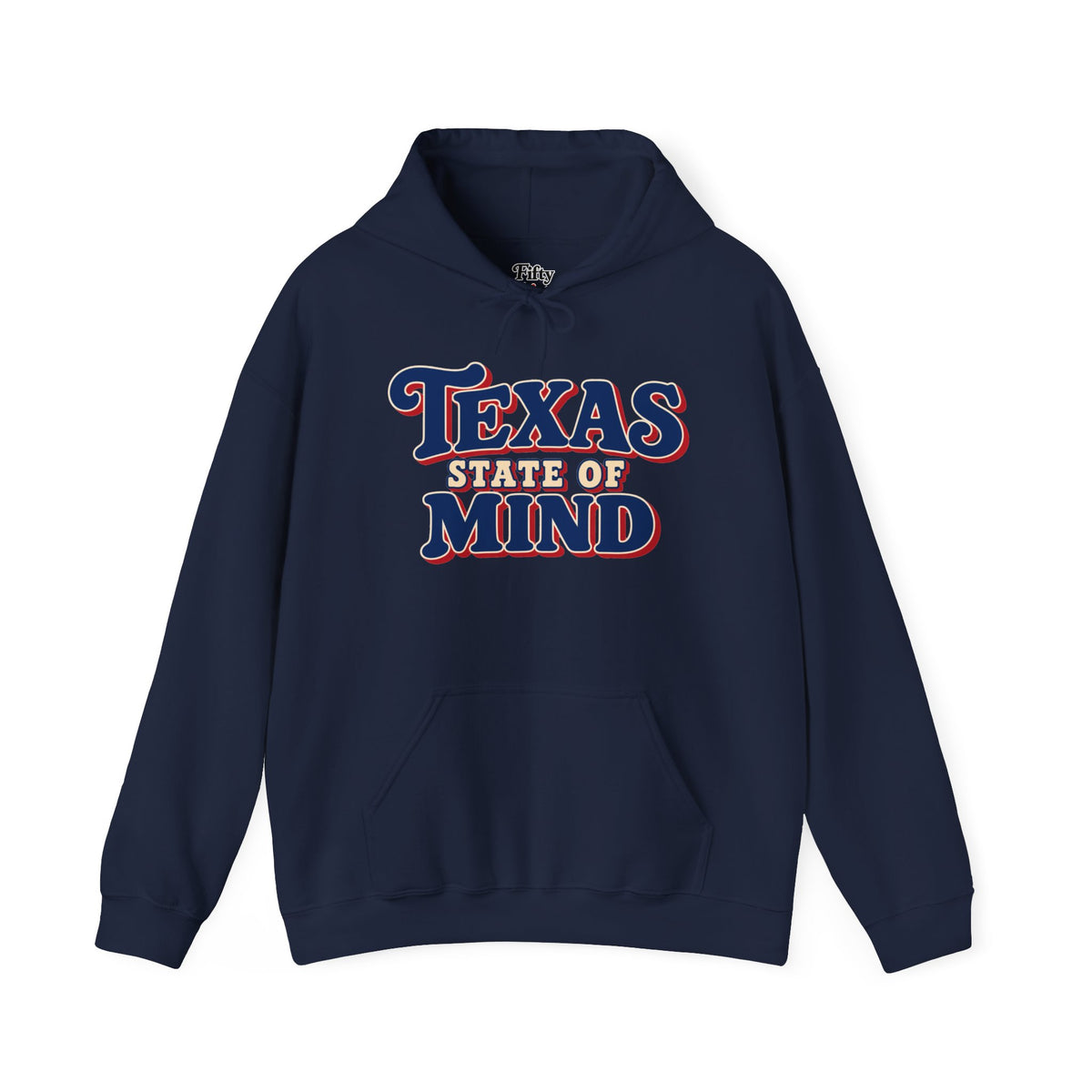 Texas State Of Mind Unisex Hoodie State Name Graphic