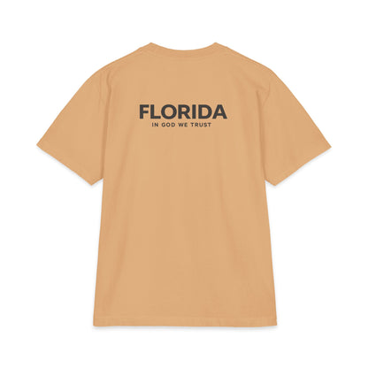 Florida All State In God We Trust Unisex Max Heavyweight Short Sleeve