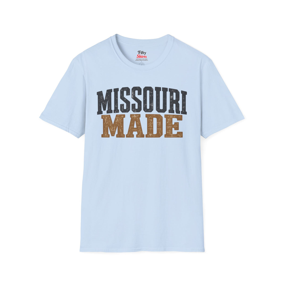 Missouri Made Unisex Softstyle T Shirt State Name Graphic Tee