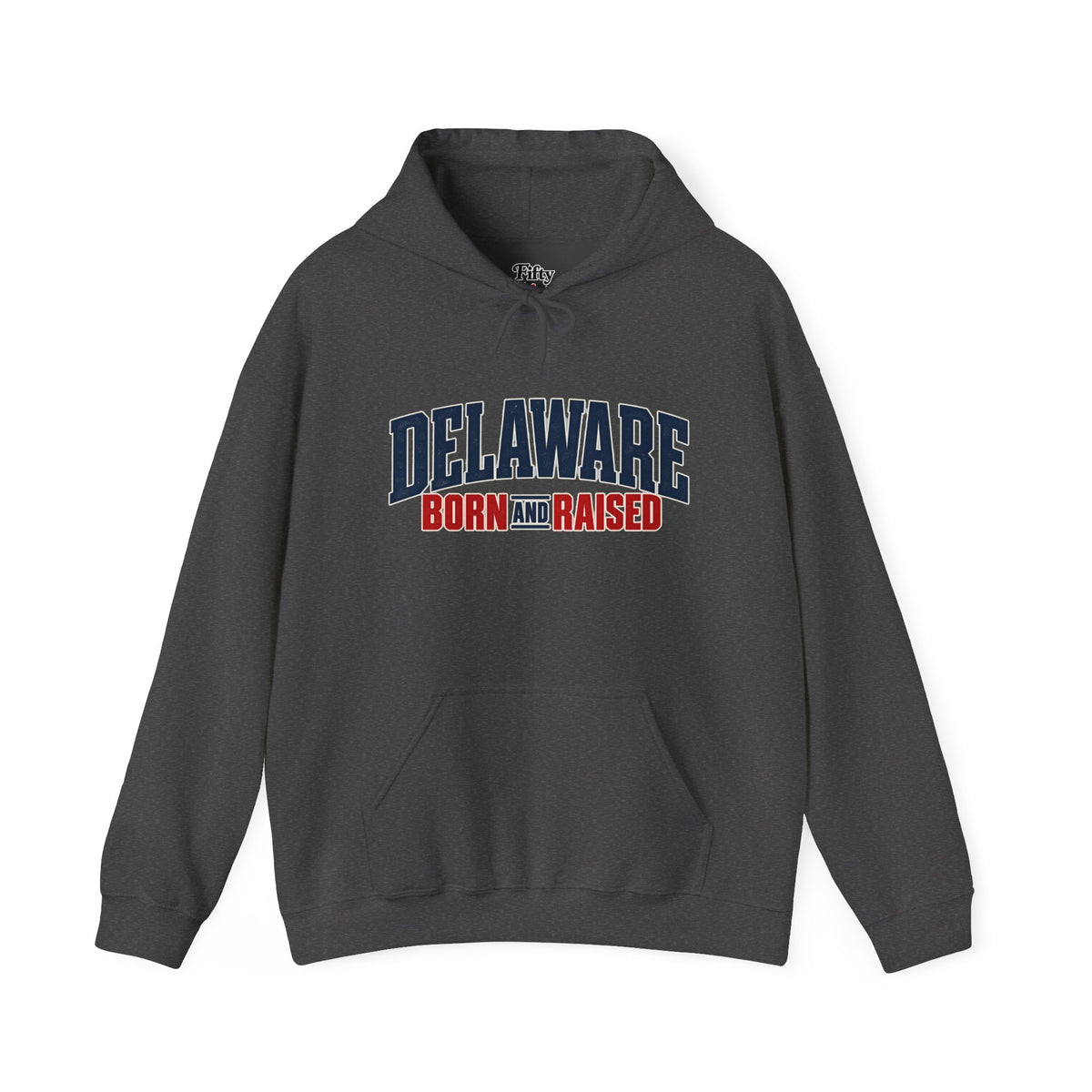 Delaware Born and Raised East Coast Streetwear Unisex Hoodie Graphic