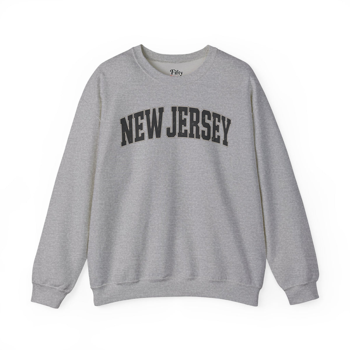 New Jersey Unisex Crewneck Sweatshirt State Name Graphic