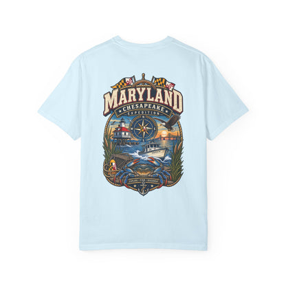 Maryland Bay Expedition Unisex Comfort Color 1717 Streetwear Graphic Tee