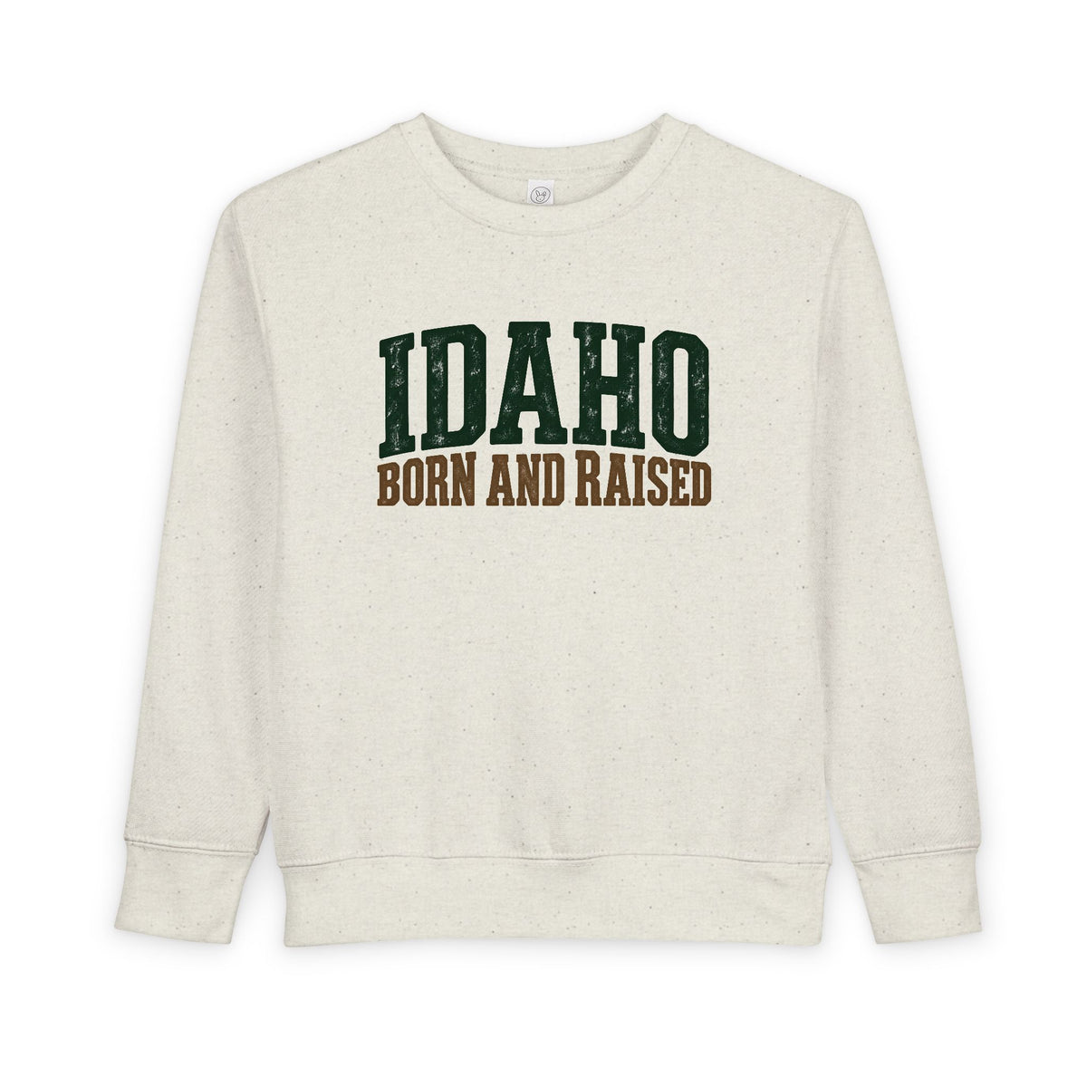 Idaho Born and Raised Pacific Northwest Heritage Unisex Toddler Sweatshirt