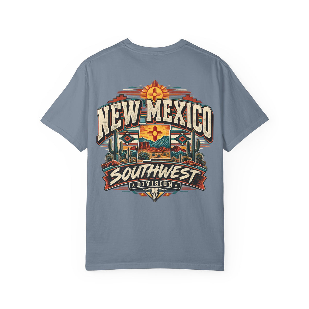 New Mexico Rodeo Club Unisex Comfort Color 1717 Streetwear Graphic Tee