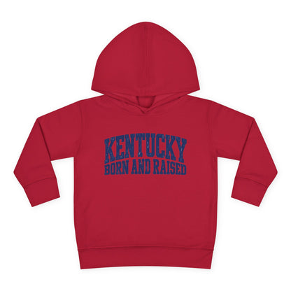 Kentucky Born and Raised Bold Athletic Unisex Toddler Pullover Fleece Hoodie