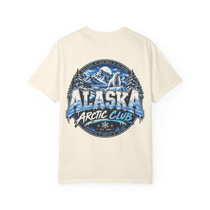 Alaska Arctic Club  Unisex Comfort Color 1717 Streetwear Graphic Tee