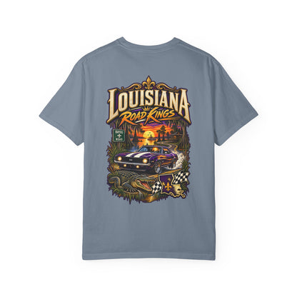 Louisiana Bayou Road Kings Unisex Comfort Color 1717 Streetwear Graphic Tee