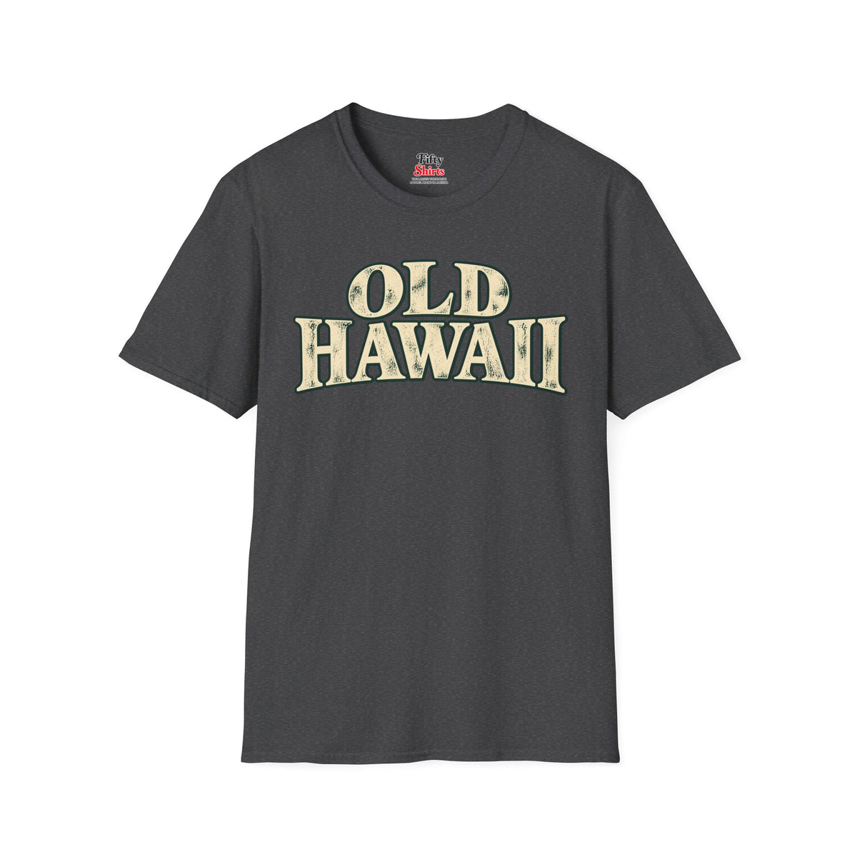 Old Hawaii Unisex Softstyle T Shirt State Name Graphic Tee