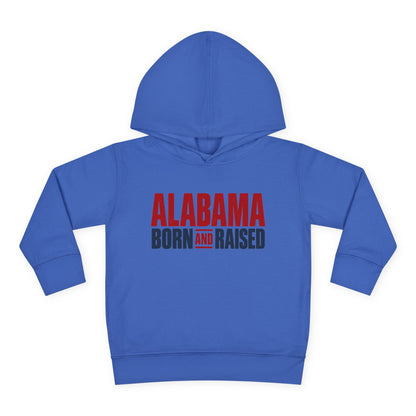 Alabama Born and Raised Minimal Heritage Unisex Toddler Pullover Fleece Hoodie