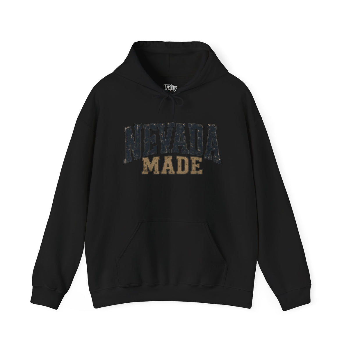 Nevada Made Unisex Hoodie State Name Graphic