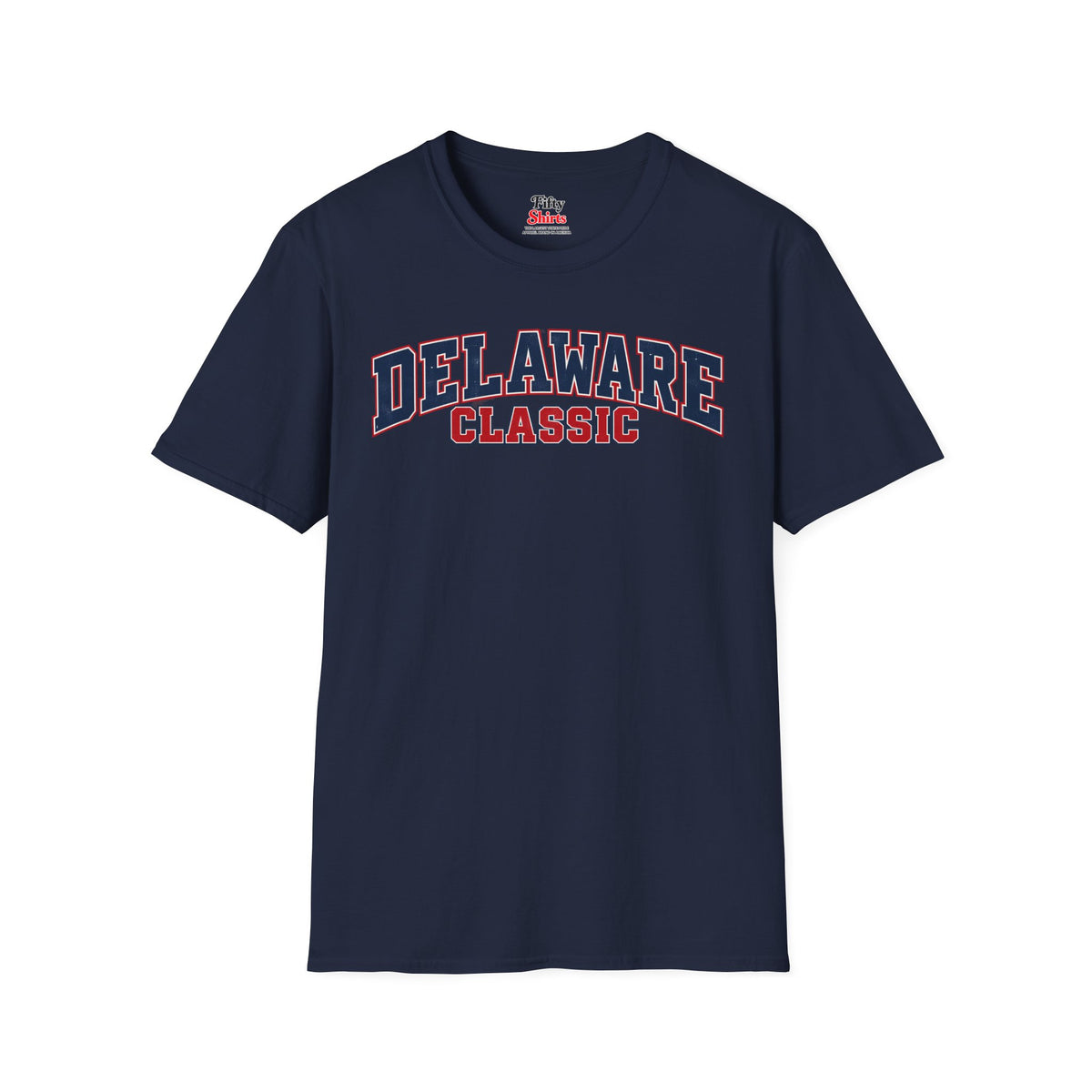 Delaware Classic Unisex Softstyle T Shirt State Name Graphic Tee