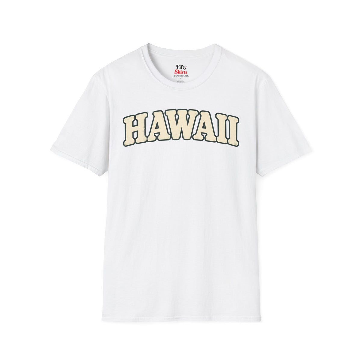 Hawaii Unisex Softstyle T Shirt State Name Graphic Tee