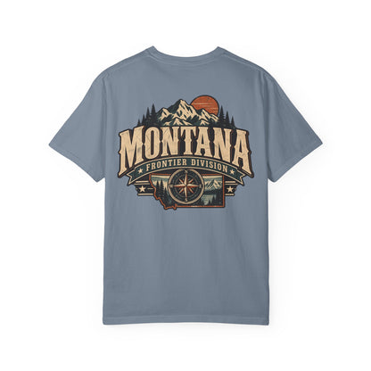 Montana Frontier Division Unisex Comfort Color 1717 Streetwear Graphic Tee