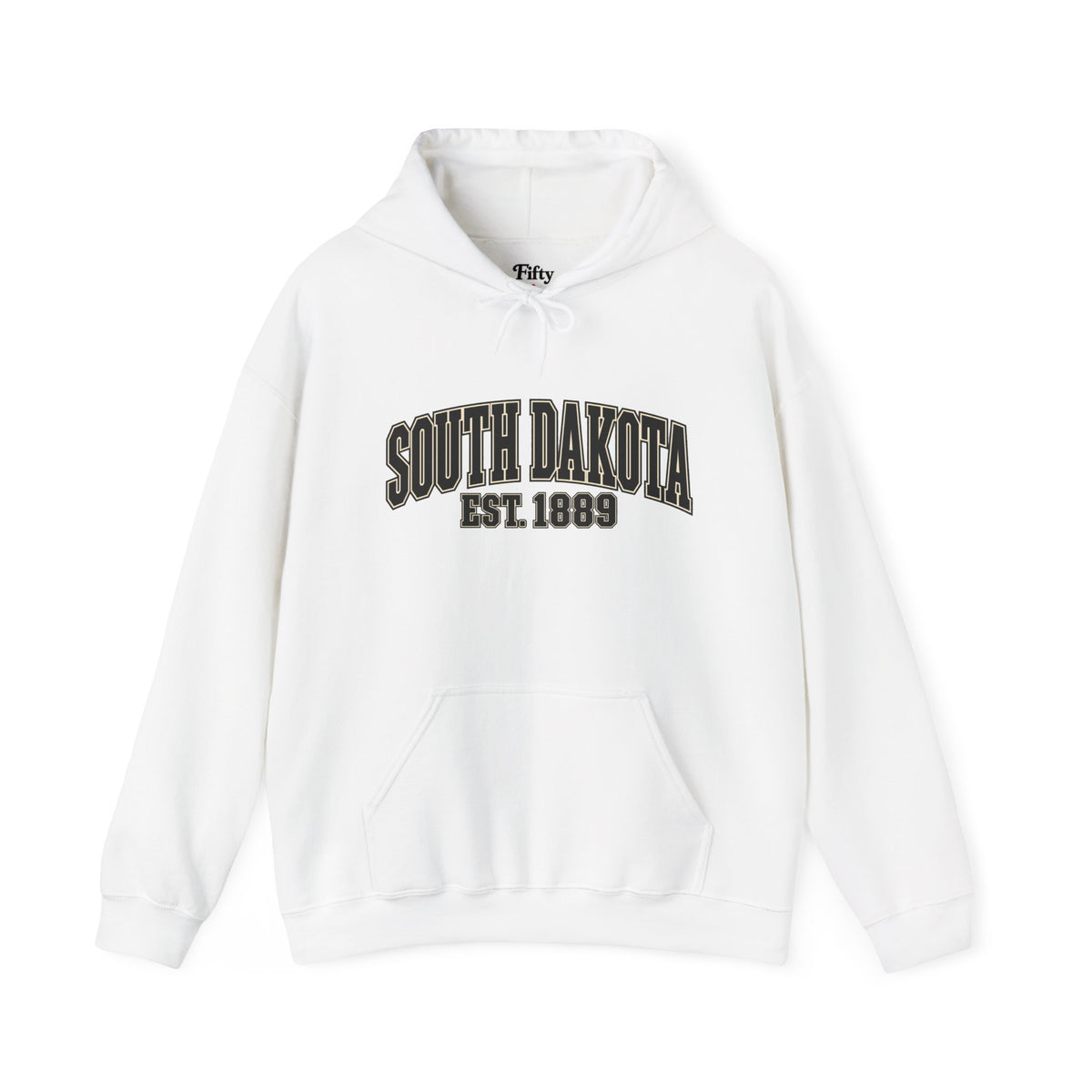 South Dakota Est. 1889 Unisex Hoodie State Name Graphic