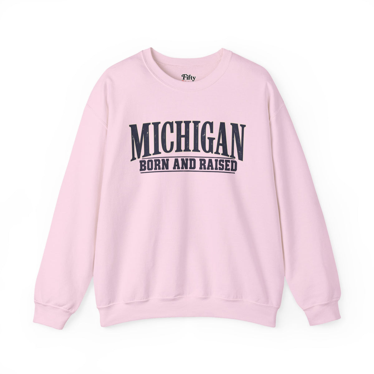 Michigan Born and Raised Premium Heritage Unisex Sweatshirt Graphic