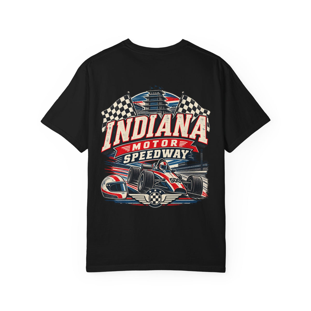 Indiana Motor Speedway Unisex Comfort Color 1717 Streetwear Graphic Tee