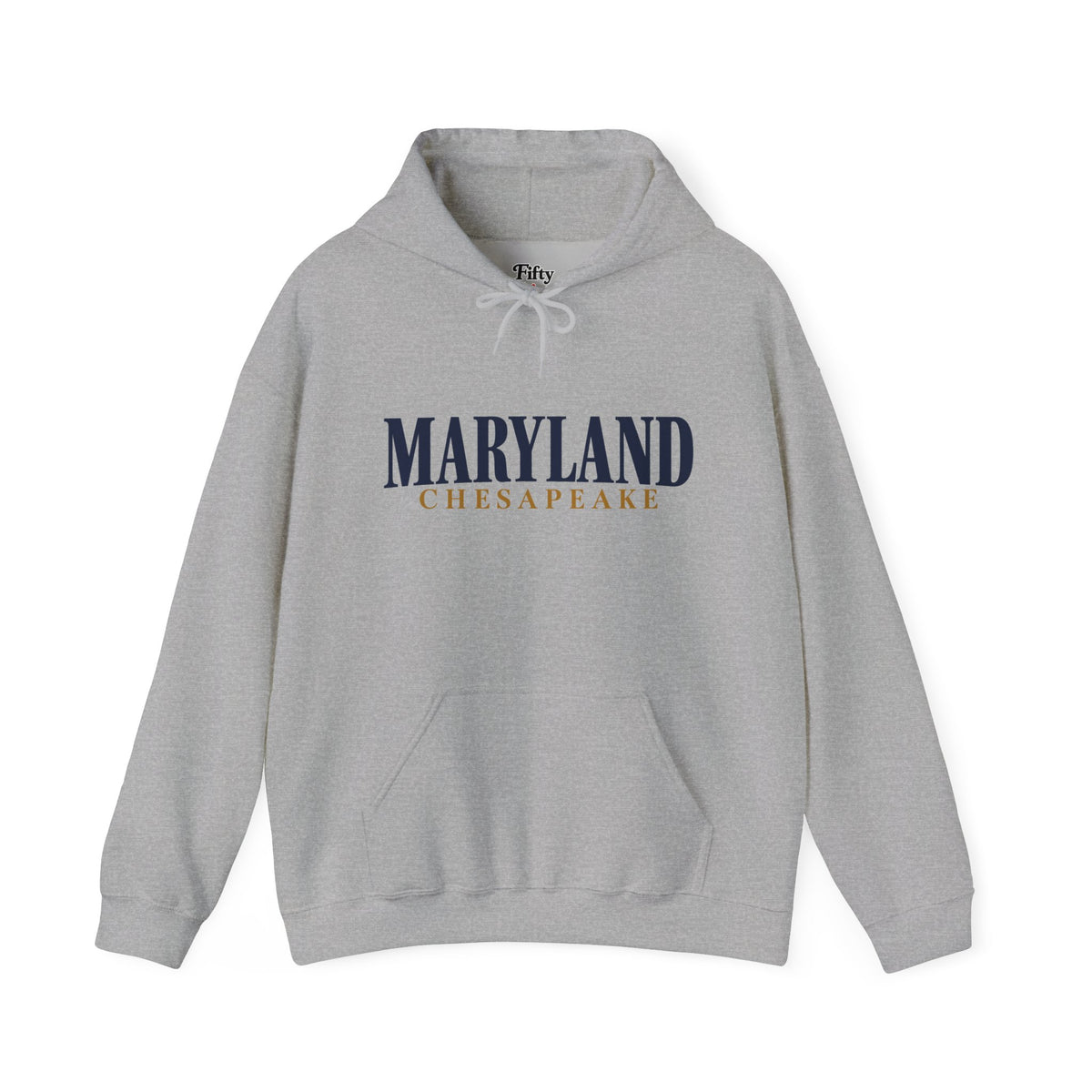 Maryland Chesapeake Unisex Hoodie State Name Graphic