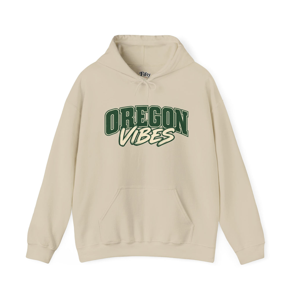 Oregon Vibes Unisex Hoodie State Name Graphic