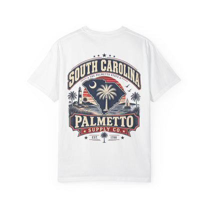 South Carolina Palmetto Supply Co Unisex Comfort Color 1717 Streetwear Graphic Tee